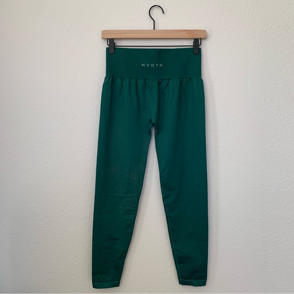 NVGTN Emerald Solid Seamless Leggings Large - Picture 4 of 8